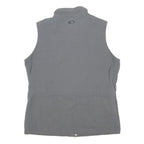 COLUMBIA Womens Grey Nylon Casual Zip Jacket Vest M Outdoor Wear Utility