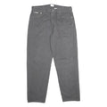 CALVIN KLEIN Mens Jeans Grey Relaxed Straight Denim Medium W36 L30 Casual Wear
