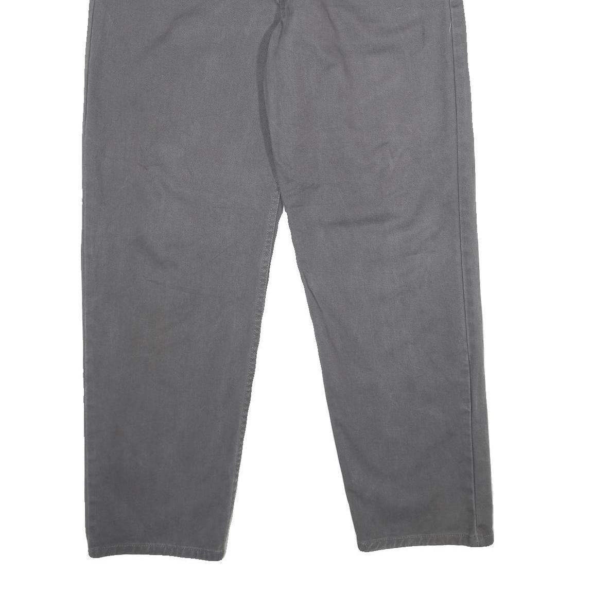 CALVIN KLEIN Mens Jeans Grey Relaxed Straight Denim Medium W36 L30 Casual Wear