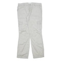 CHICOREE Cargo Womens Trousers Cream Regular Straight W36 L33