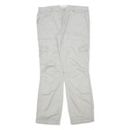 CHICOREE Cargo Womens Trousers Cream Regular Straight W36 L33