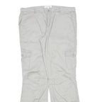 CHICOREE Cargo Womens Trousers Cream Regular Straight W36 L33
