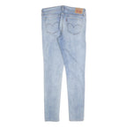 LEVI'S 711 Womens Jeans Blue Slim Skinny Denim Light W29 L28 Stretch Zip