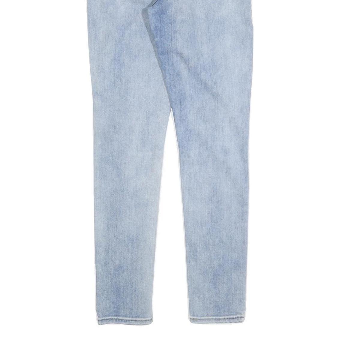 LEVI'S 711 Womens Jeans Blue Slim Skinny Denim Light W29 L28 Stretch Zip