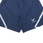 Mens Navy Blue Polyester Casual Shorts S W25 U.S. Air Force Logo Reflective