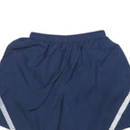 Mens Navy Blue Polyester Casual Shorts S W25 U.S. Air Force Logo Reflective