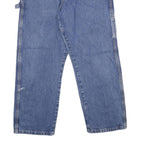 WRANGLER Mens Classic Blue Denim Jeans W34 L29 Workwear Utility Style