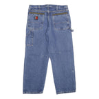 WRANGLER Mens Classic Blue Denim Jeans W34 L29 Workwear Utility Style