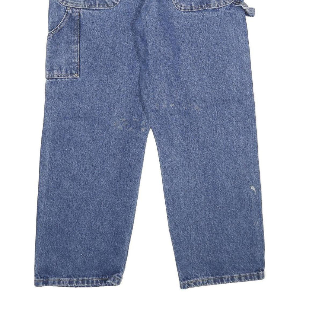 WRANGLER Mens Classic Blue Denim Jeans W34 L29 Workwear Utility Style