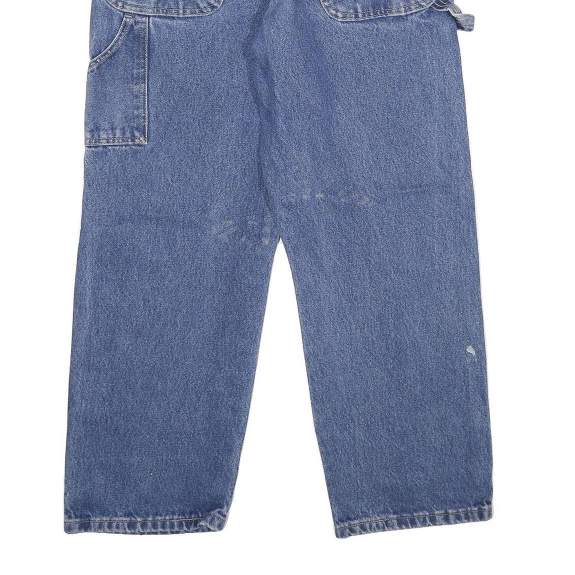 WRANGLER Mens Classic Blue Denim Jeans W34 L29 Workwear Utility Style