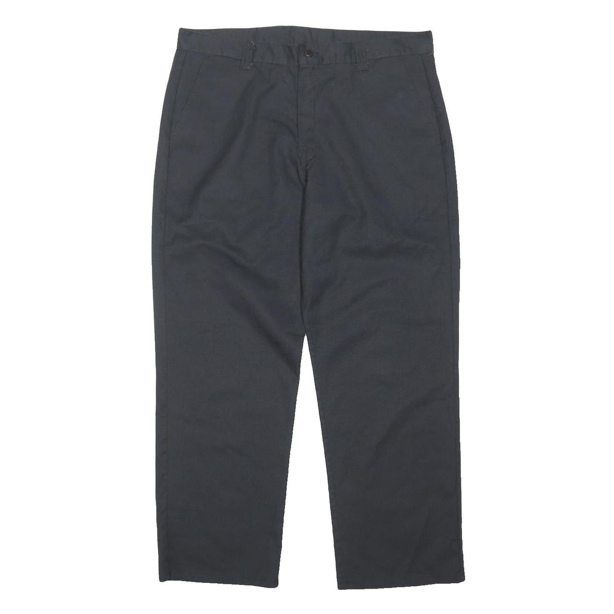 DICKIES Mens Classic Black Cotton Blend Trousers W36 L29 Workwear Casual