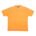 KAPPA Mens Orange Basic Polo Shirt XL Cotton Short Sleeve Casual Daily Wear