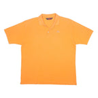 KAPPA Mens Orange Basic Polo Shirt XL Cotton Short Sleeve Casual Daily Wear