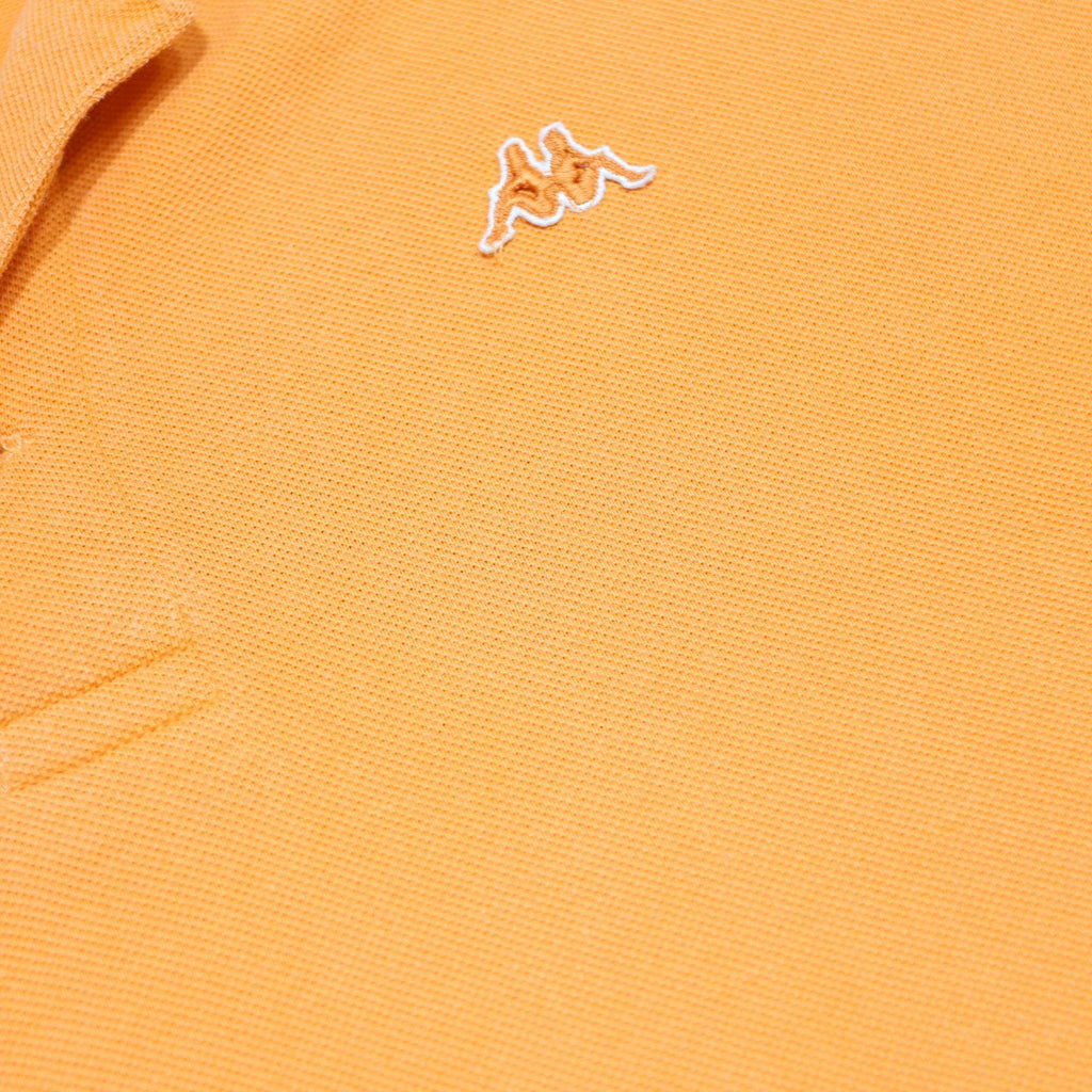 KAPPA Mens Orange Basic Polo Shirt XL Cotton Short Sleeve Casual Daily Wear