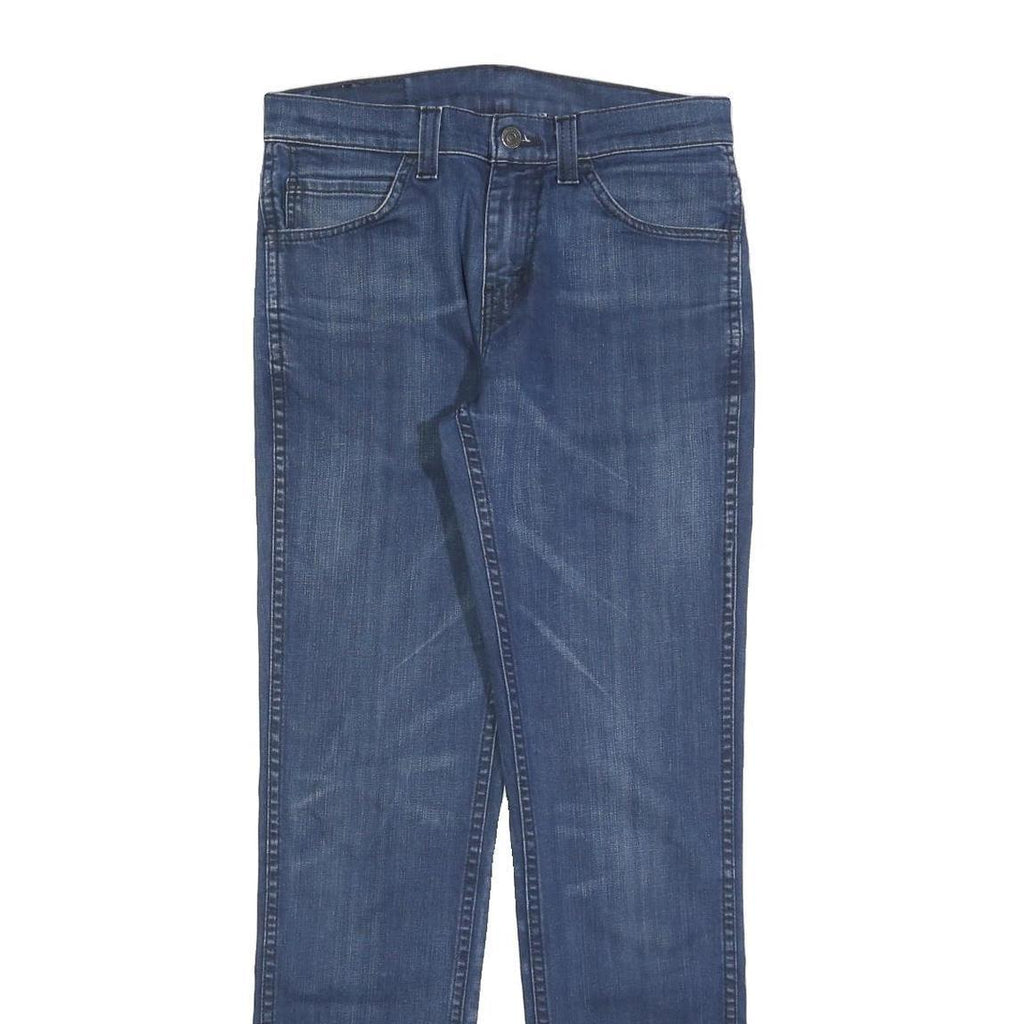 LEVI'S 511 Slim Mens Jeans Blue Slim Skinny Denim Medium W29 L32 Zip Closure