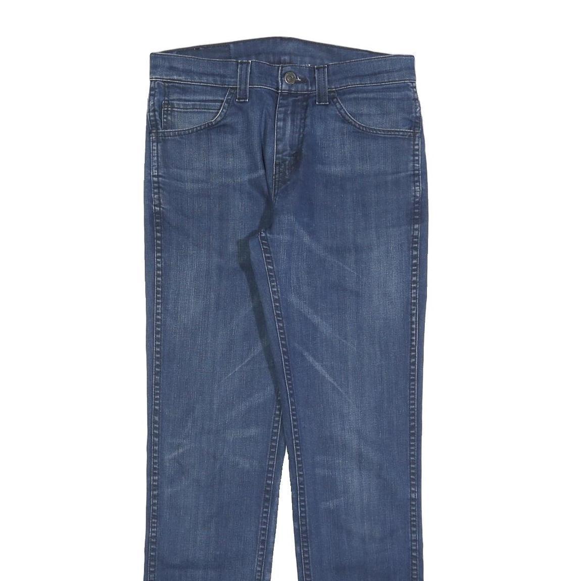 LEVI'S 511 Slim Mens Jeans Blue Slim Skinny Denim Medium W29 L32 Zip Closure