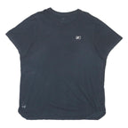 NIKE Mens Black Graphic T-Shirt 2XL Short Sleeve Crew Neck Casual Wear
