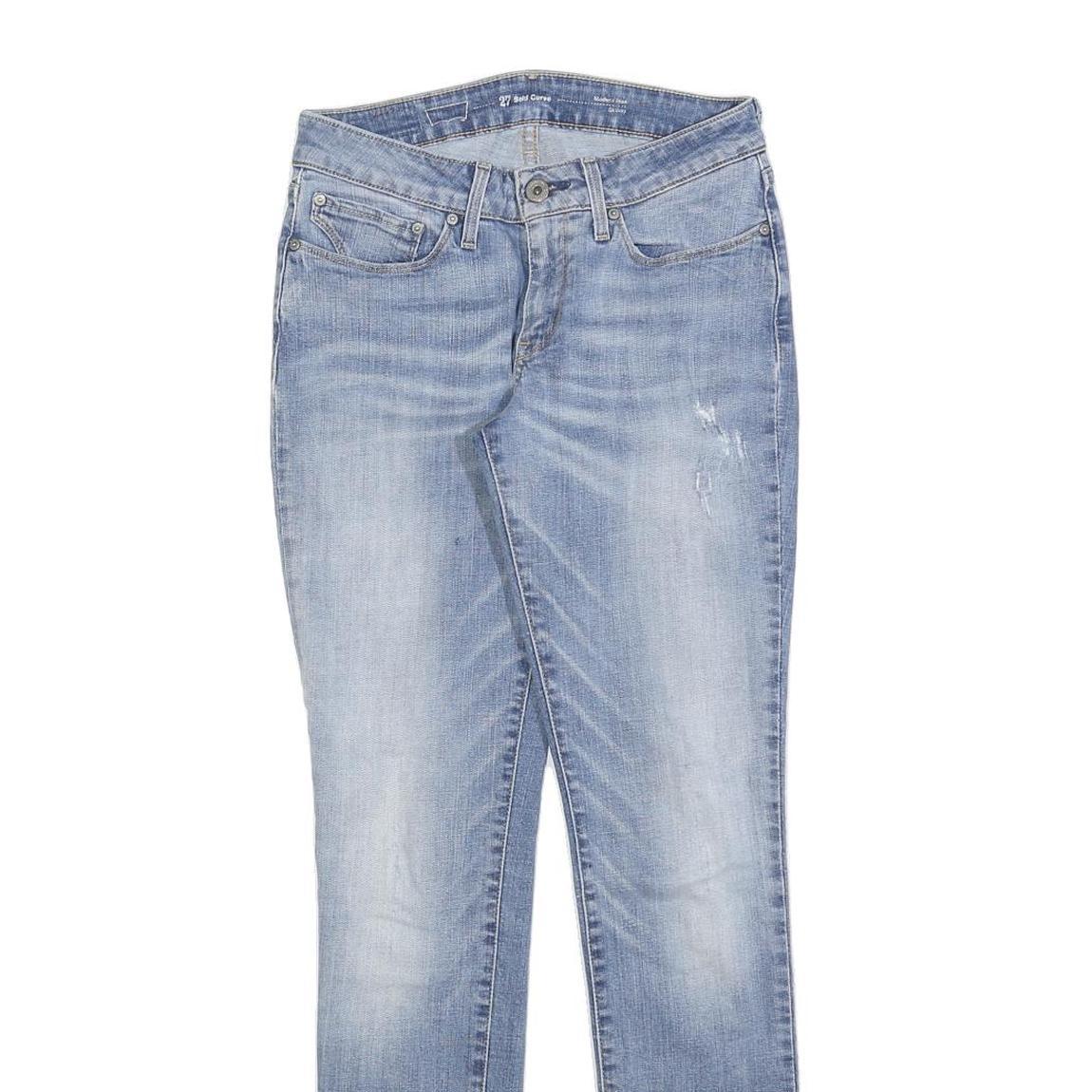 LEVI'S Womens Jeans Blue Slim Skinny Denim Medium W27 L32 Stretch Cotton Blend