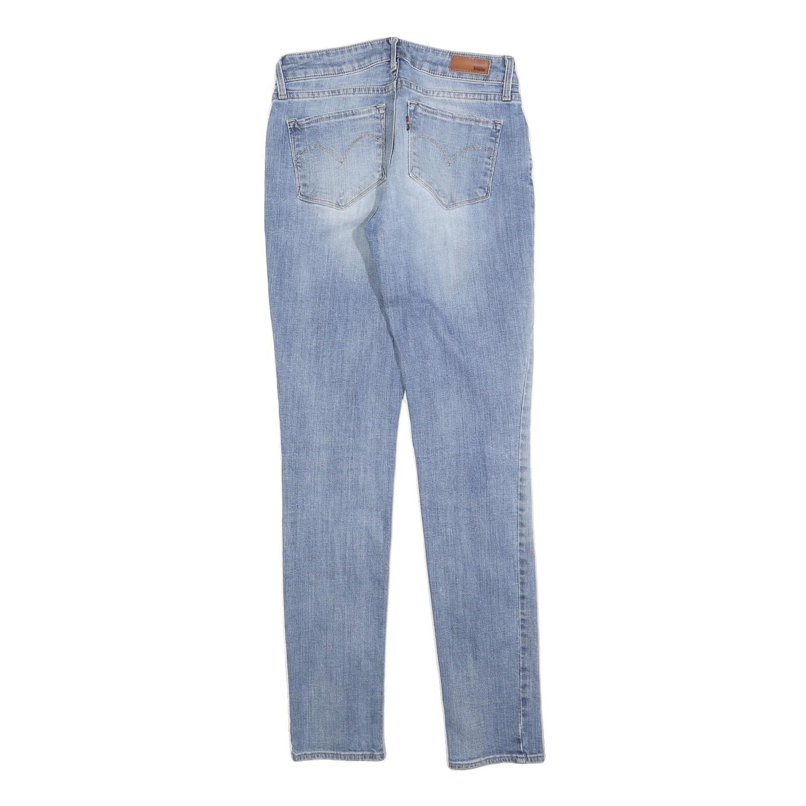 LEVI'S Womens Jeans Blue Slim Skinny Denim Medium W27 L32 Stretch Cotton Blend