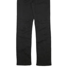 LEVI'S Womens Black Regular Straight Denim Jeans W26 L28 Classic Fit Zip