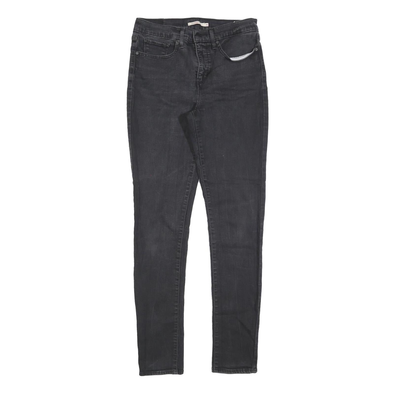 LEVI'S 311 Womens Slim Black Denim Slim Skinny Cotton Blend W30 L31 Stretch