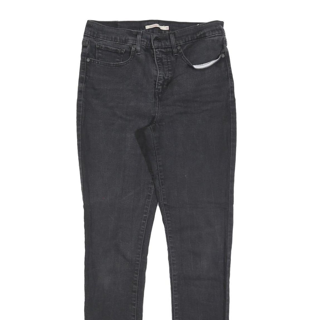 LEVI'S 311 Womens Slim Black Denim Slim Skinny Cotton Blend W30 L31 Stretch