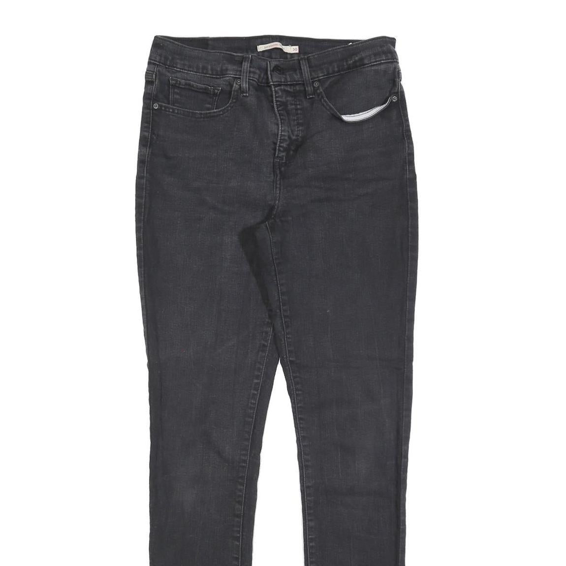 LEVI'S 311 Womens Slim Black Denim Slim Skinny Cotton Blend W30 L31 Stretch