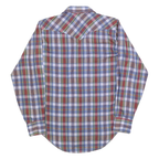 WRANGLER Mens Blue Red & Green Check Shirt XL Long Sleeve Button Western Casual