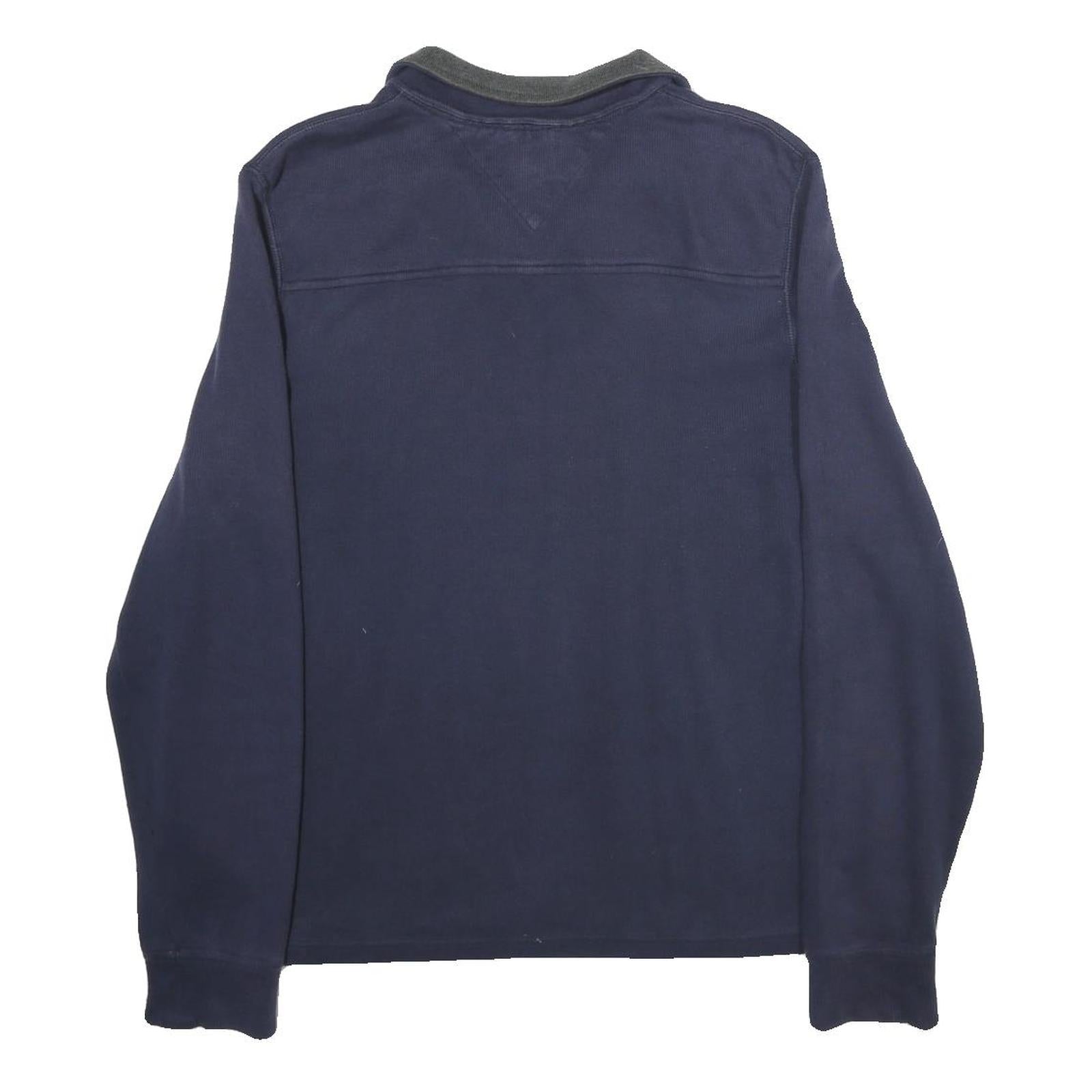 TOMMY HILFIGER Mens Blue Classic Jumper Long Sleeve Crew Neck Cotton S Casual