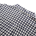 TOMMY HILFIGER Mens Black & White Check Shirt M Button Down Cotton Casual
