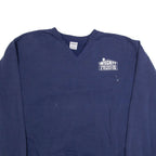 CARHARTT Mens Sweatshirt Blue V-Neck L