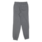 NIKE Mens Joggers Grey S W26 L31 Cotton Blend Logo Print Slim Fit Tapered