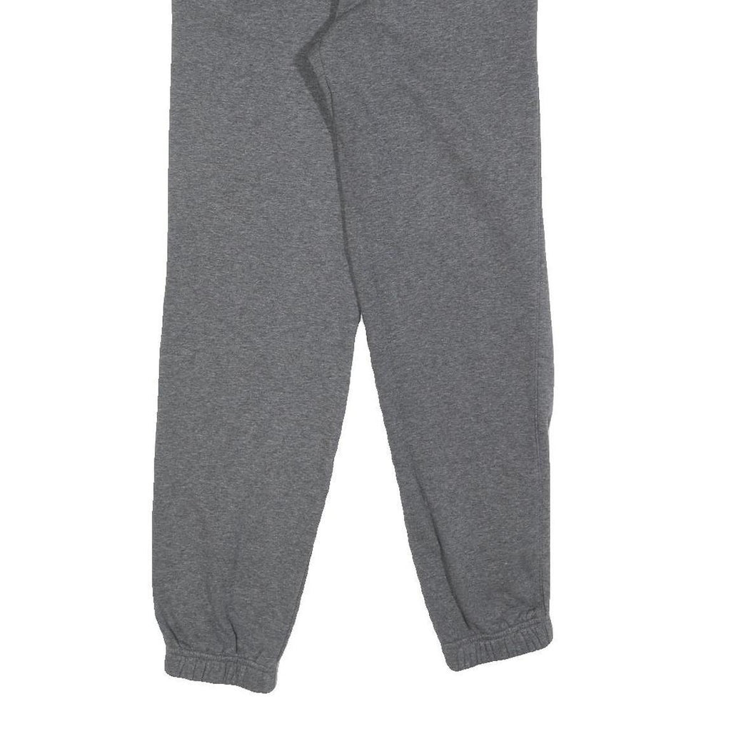 NIKE Mens Joggers Grey S W26 L31 Cotton Blend Logo Print Slim Fit Tapered