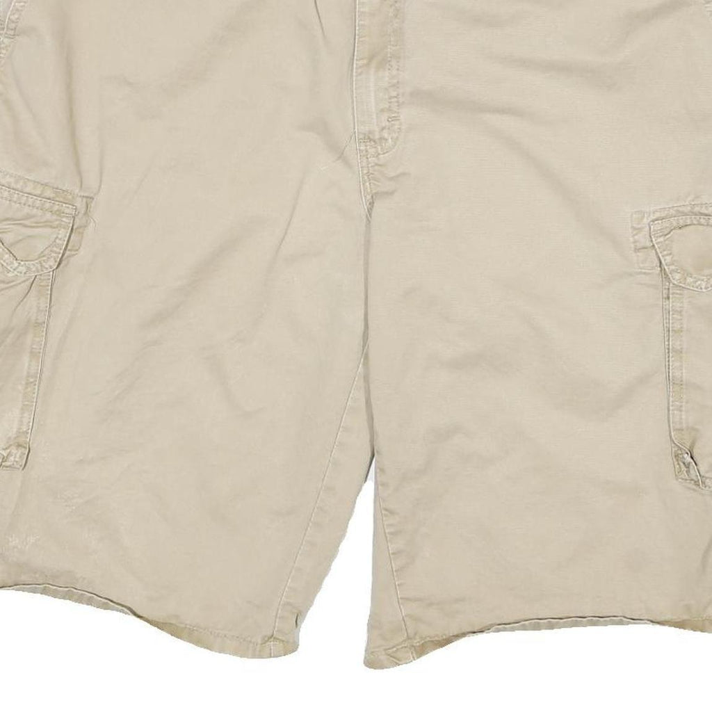 DICKIES Mens Shorts Beige Cargo Cotton Blend 2XL W38 Workwear Casual
