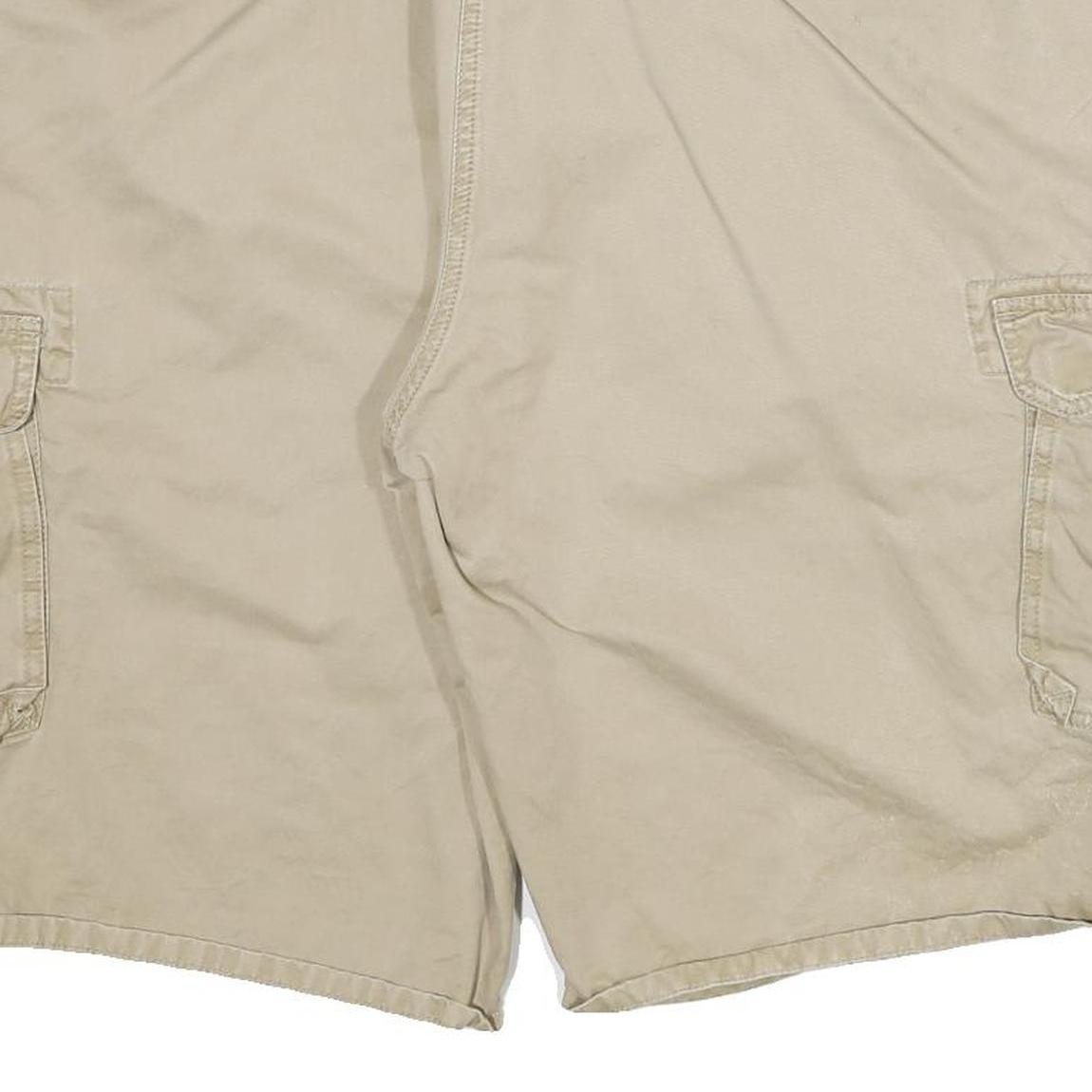 DICKIES Mens Shorts Beige Cargo Cotton Blend 2XL W38 Workwear Casual