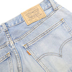 LEVI'S 618 02 Mens Jeans Blue Regular Straight Denim Stone Wash W33 L34 Classic