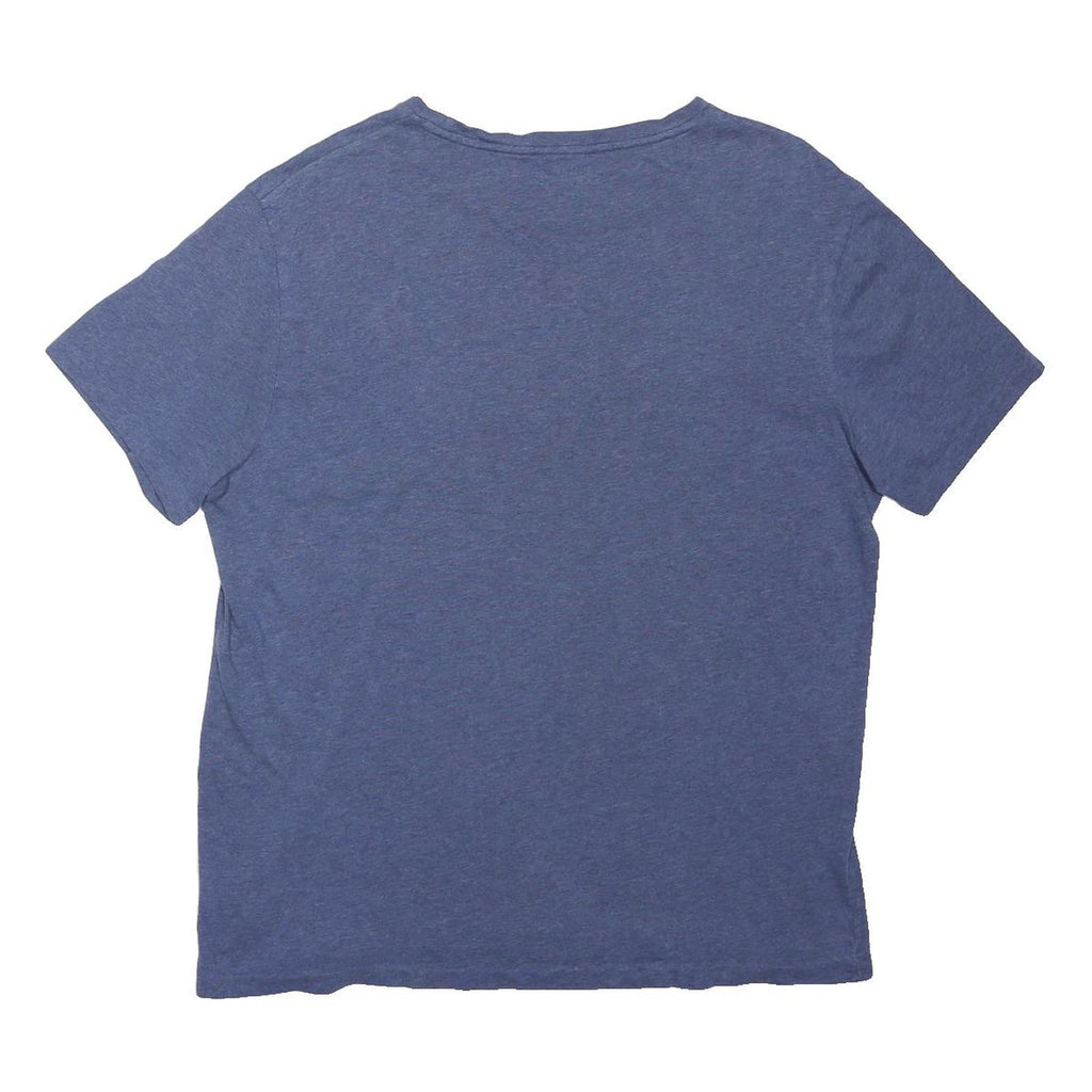POLO RALPH LAUREN Mens Blue Graphic T-Shirt L Short Sleeve Crew Neck Classic
