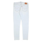 LEVI'S 601 Womens Slim Skinny Denim Light Blue W30 L32 Zip Cotton Blend Stretch