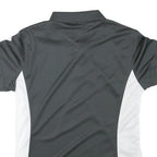 NIKE Womens Black & White Short Sleeve Plain M Performance Golf Polo Shirt