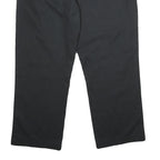 DICKIES Womens Polyester Blend Classic Black Trousers W40 L30 Straight Zip