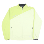 NEW BALANCE Womens Yellow & Cream Running Jacket XL Polyester Blend Zip