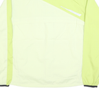 NEW BALANCE Womens Yellow & Cream Running Jacket XL Polyester Blend Zip