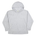CALVIN KLEIN Womens Grey Hoodie M Cotton Blend Casual Sweatshirt