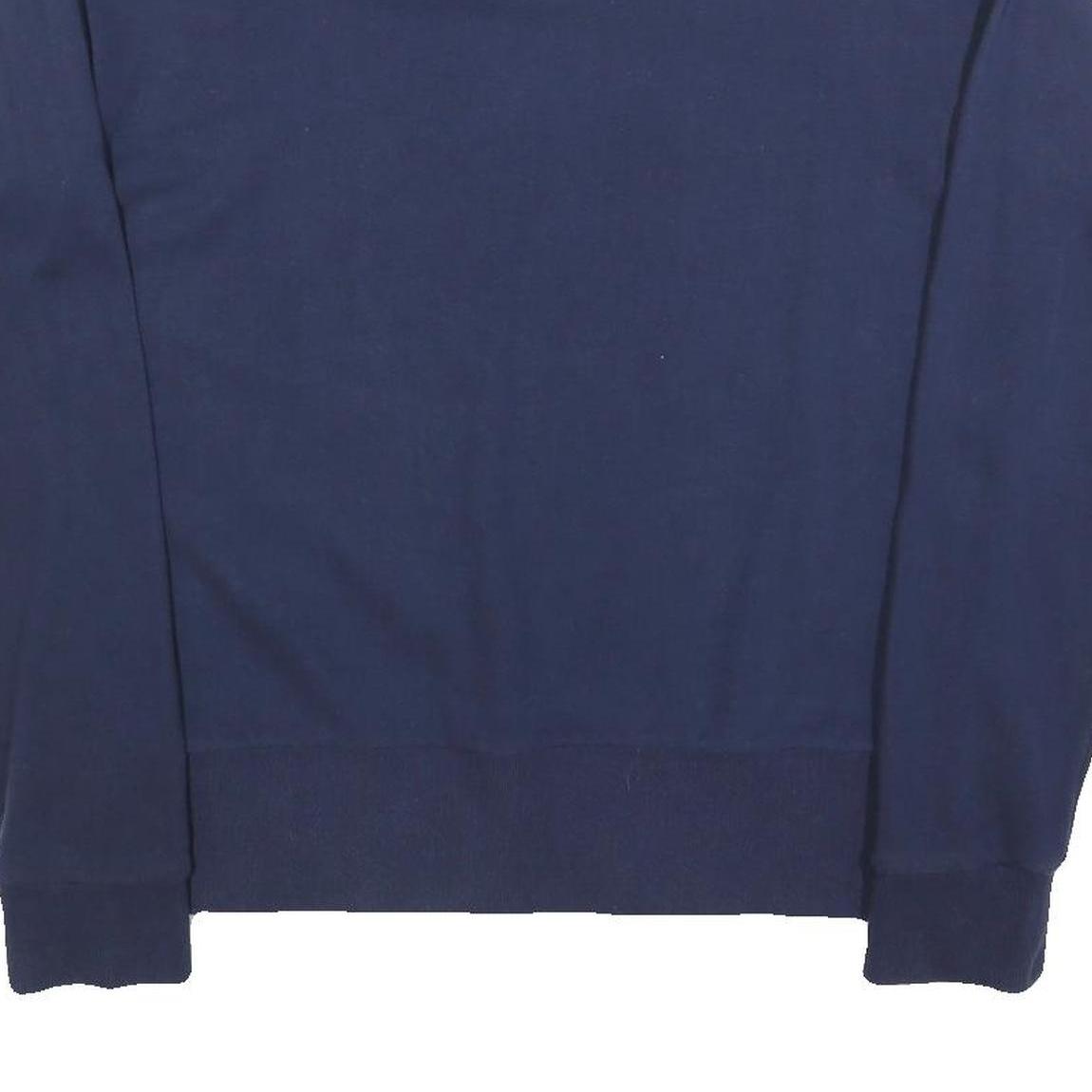 FILA Mens Navy Crew Neck M Cotton Blend Logo Print Sweatshirt Pullover