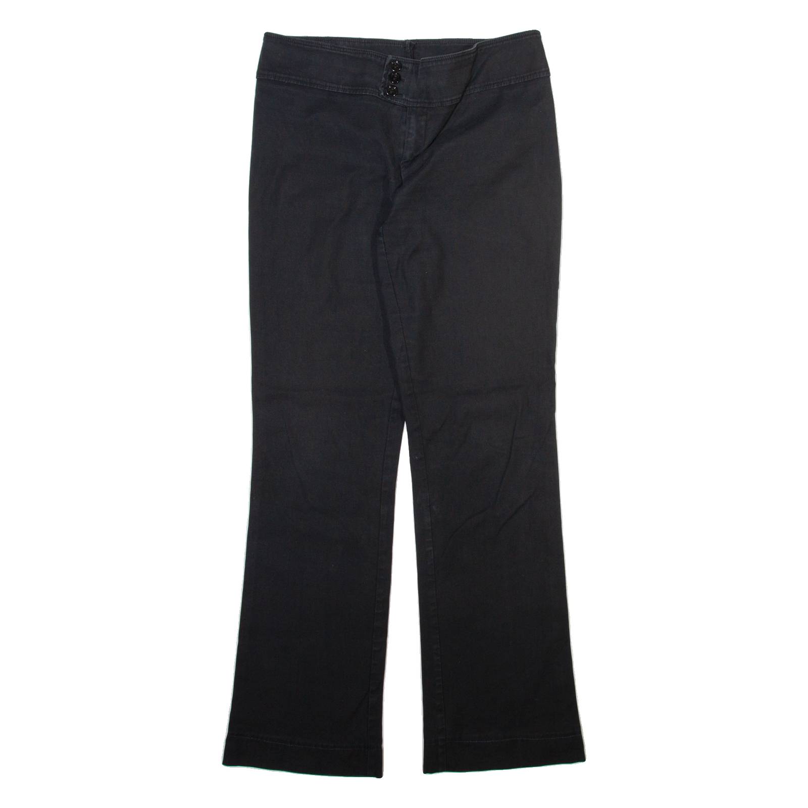 Womens Trousers Black Regular Bootcut W30 L30