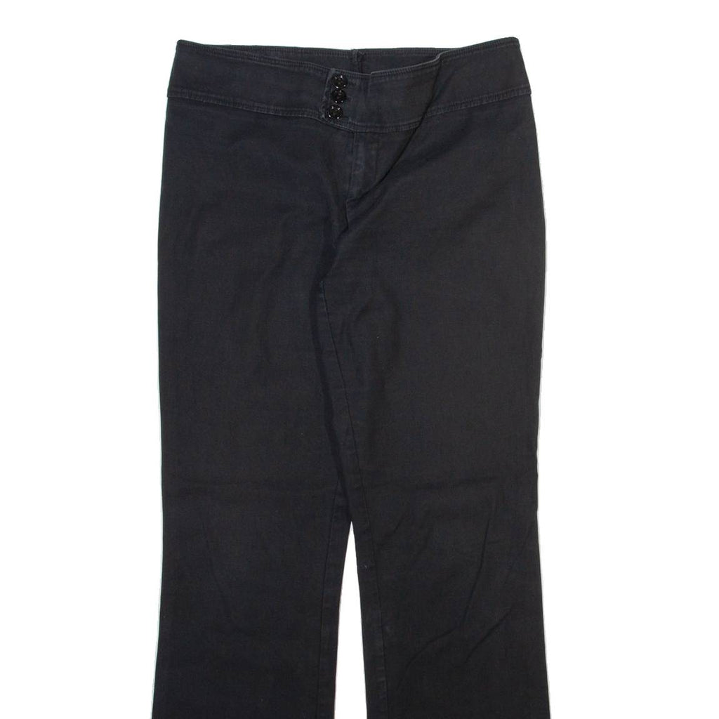 Womens Trousers Black Regular Bootcut W30 L30