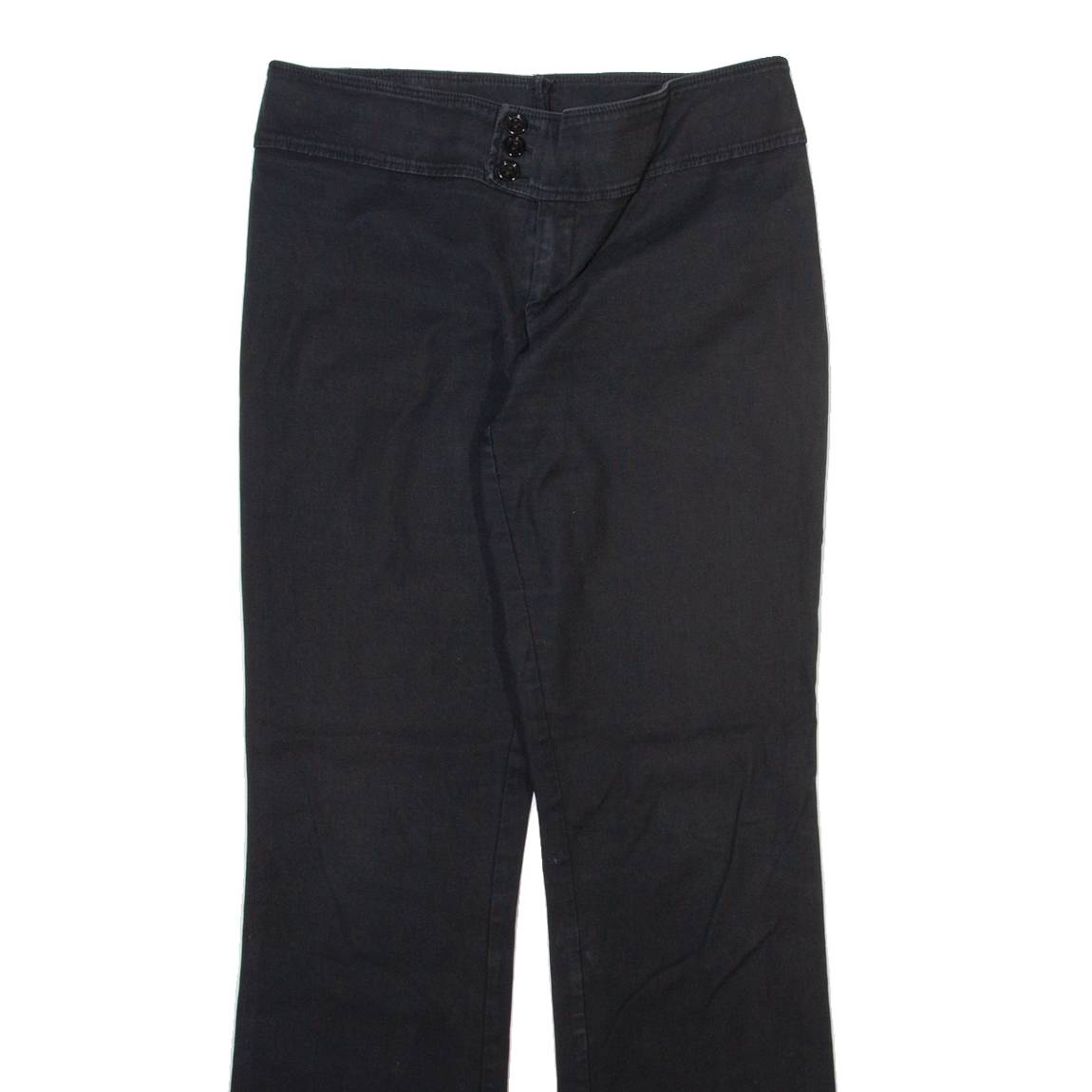 Womens Trousers Black Regular Bootcut W30 L30
