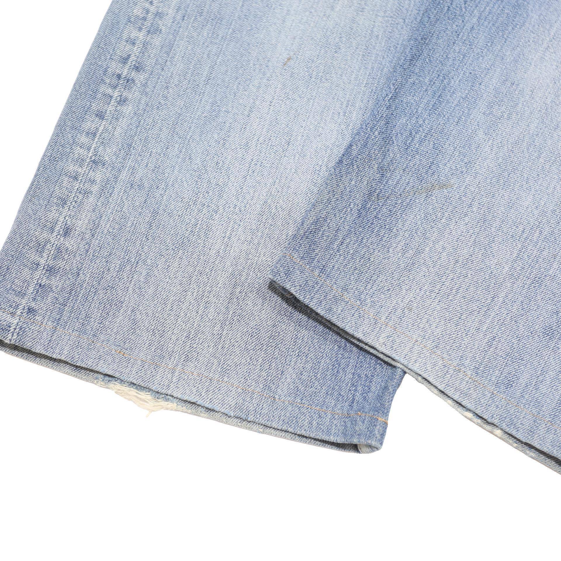 LEVI'S 501 Mens Jeans Blue Regular Straight Denim Light W34 L29 Classic Button
