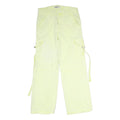 LOVE GEN Womens Relaxed Light Yellow Cargo Trousers W31 L30 Casual Cotton Blend