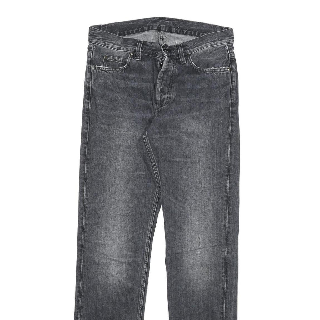 CARHARTT Mens Regular Fit Blue Denim Jeans W29 L32 Button Closure Classic Style